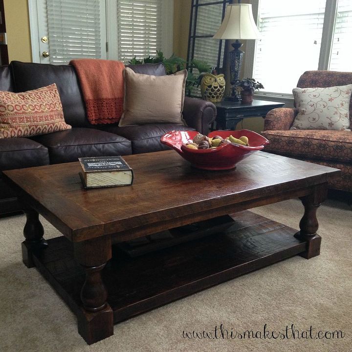 diy pottery barn inspired cortona coffee table