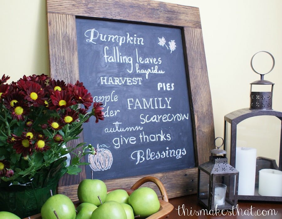 chalkboard decor