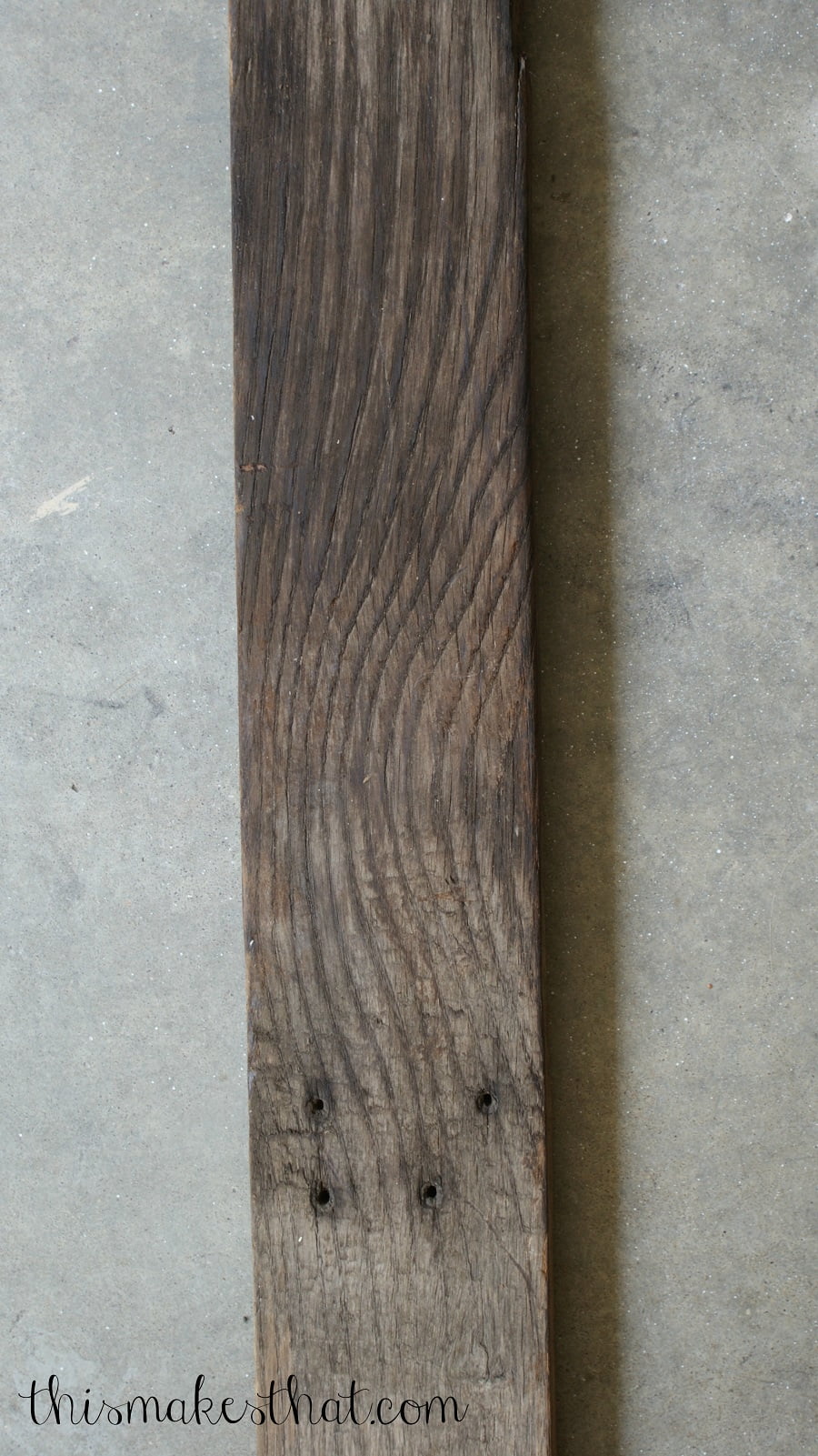 rustic wood board