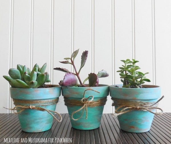 rustic indoor pots