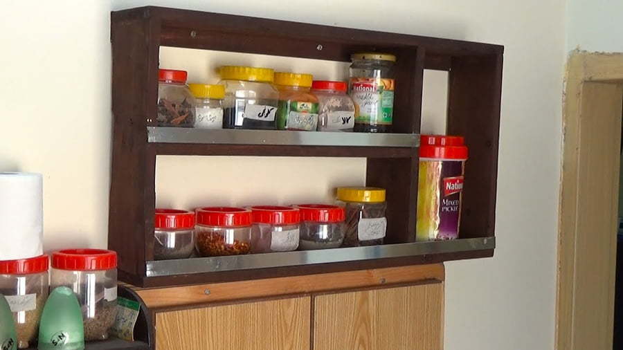 Farmhouse Spice Rack