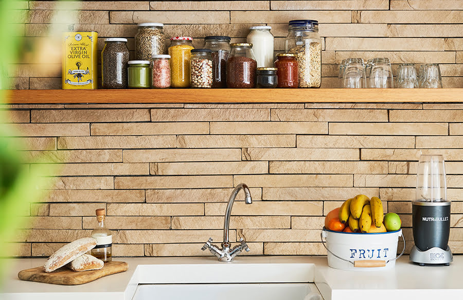 Rustic Wall Spice Rack
