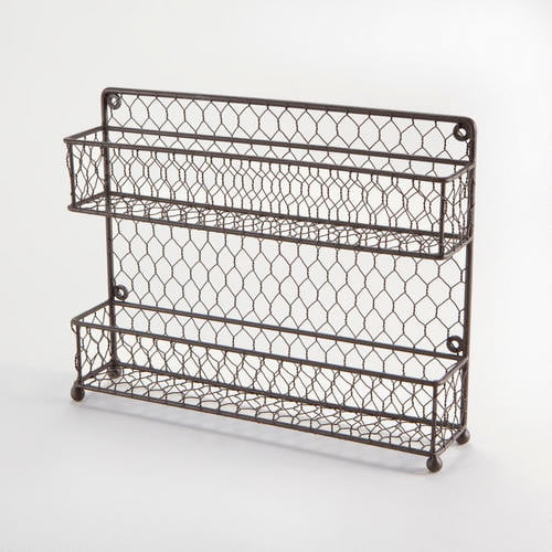 Rustic Wire Spice Rack