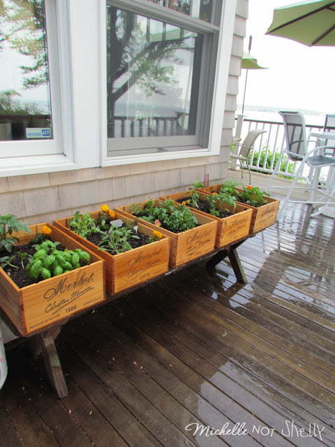 diy deck garden