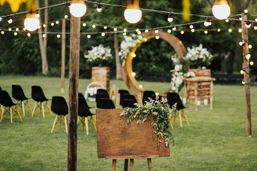 backyard wedding