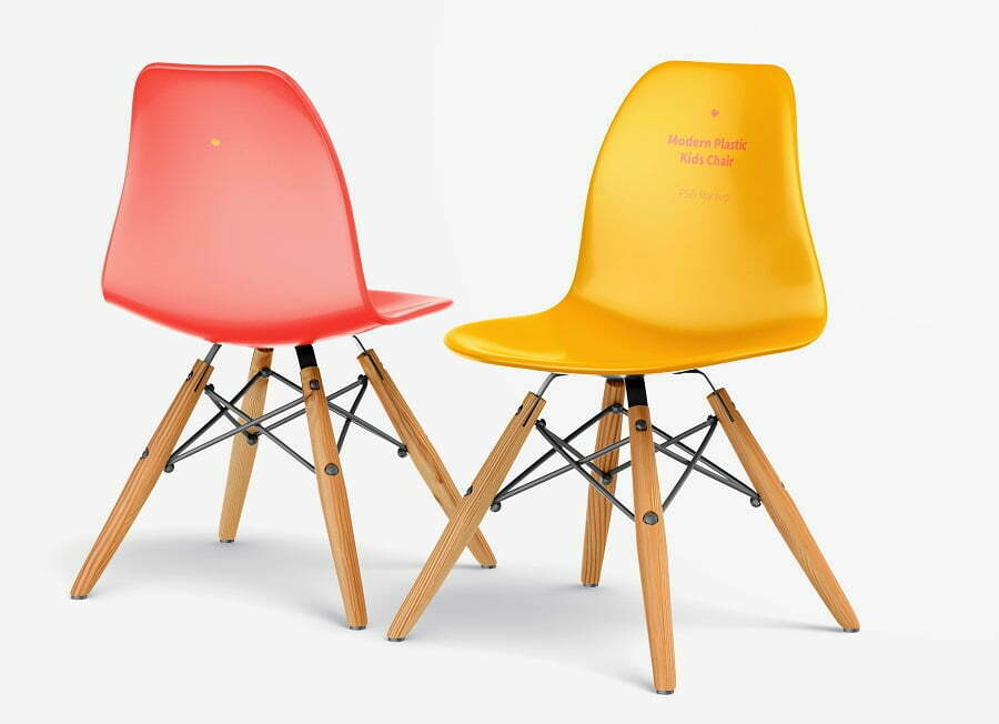 plastic chairs eames