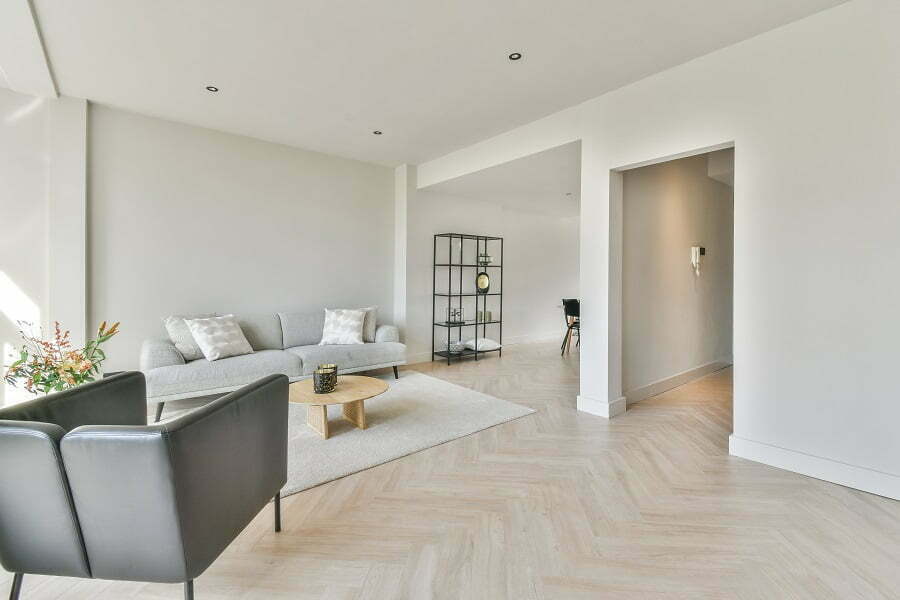 modern living room flooring