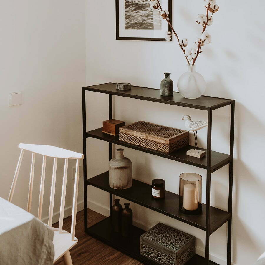 modern shelving unit