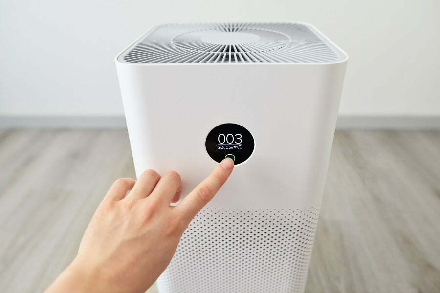 smart air purifier with monitor