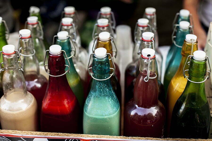Color-coordinated Bottles