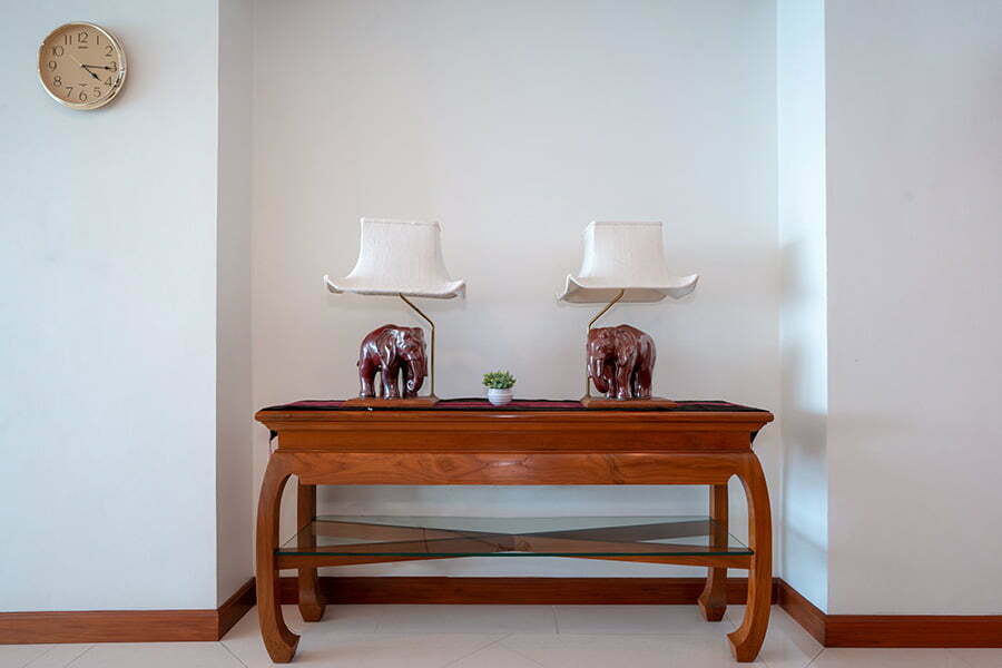 Console Table in entryway