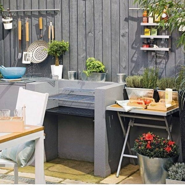 Alfresco BBQ: Creative And Delightful Outside Garden Project! bbq decor