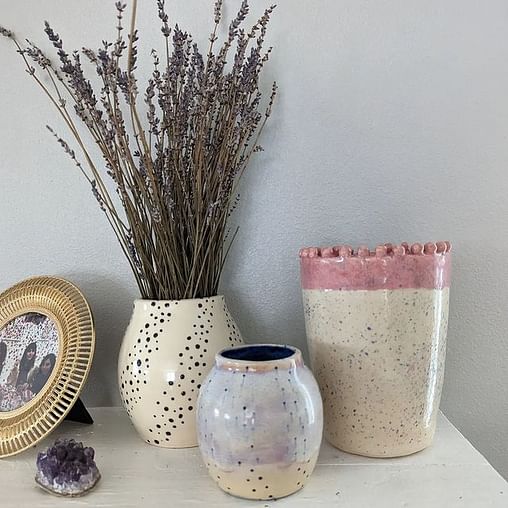 Multipurpose Hand-painted Vases In Contemporary Ceramics Collection For Elegant Mantle Decor decor with vases