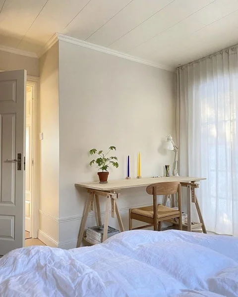 Cozy And Tranquil: A Hygge-inspired AltBau Bedroom With Nordic Minimalist Design hygge decor