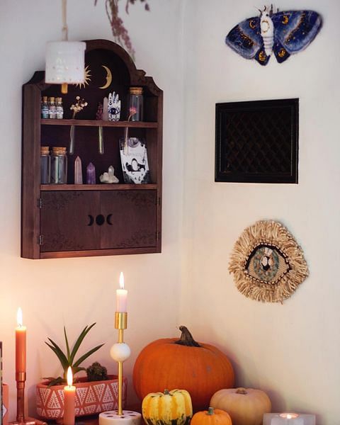 Mysteriously Haunting: A Witchy And Fibrous October Vibe mystical decor