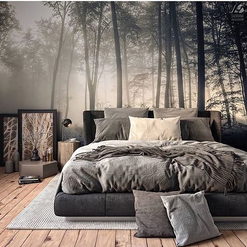 Mystical Authentic Luxury: A Forest Bedroom Inspiration mystical decor