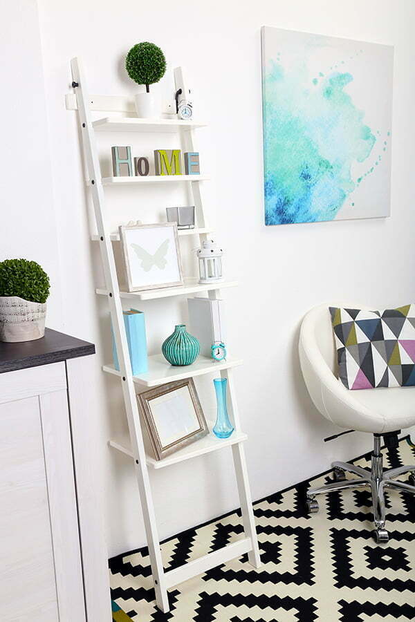 ladder home decor shelves