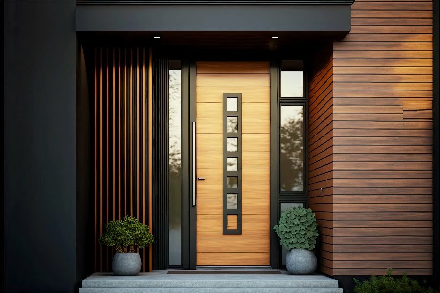 modern front door