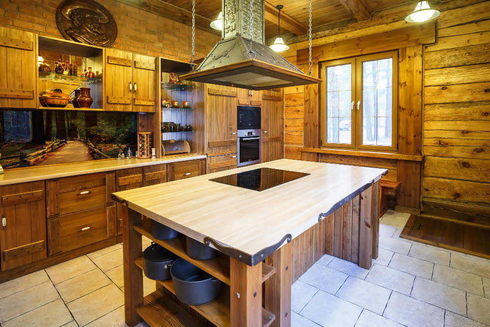 Reclaimed kitchen islands