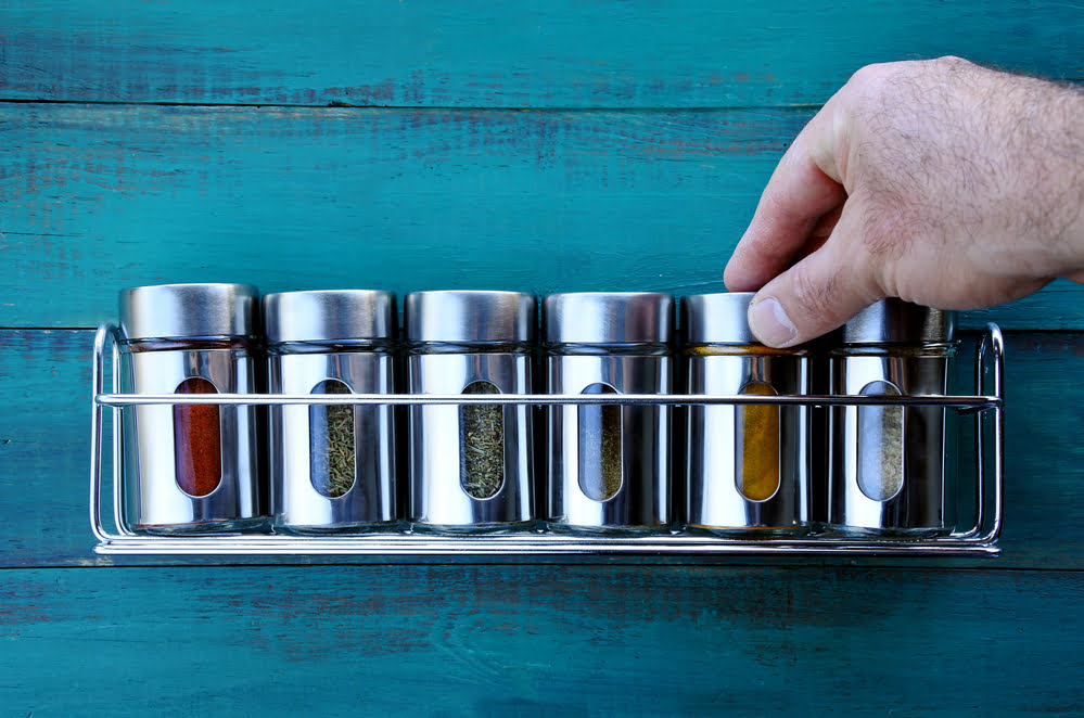 wall spice rack