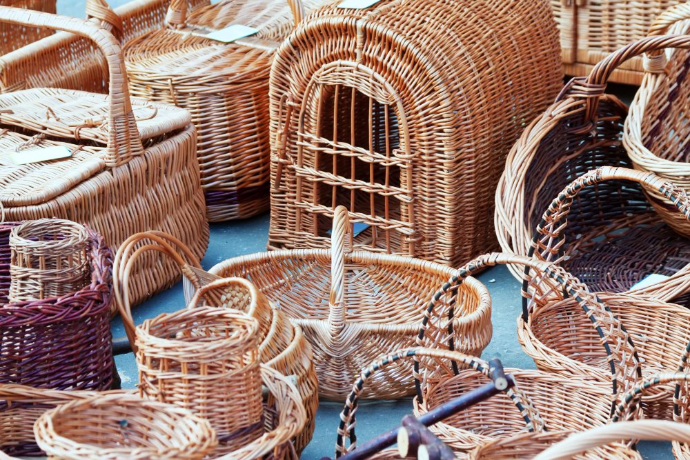 wicker baskets