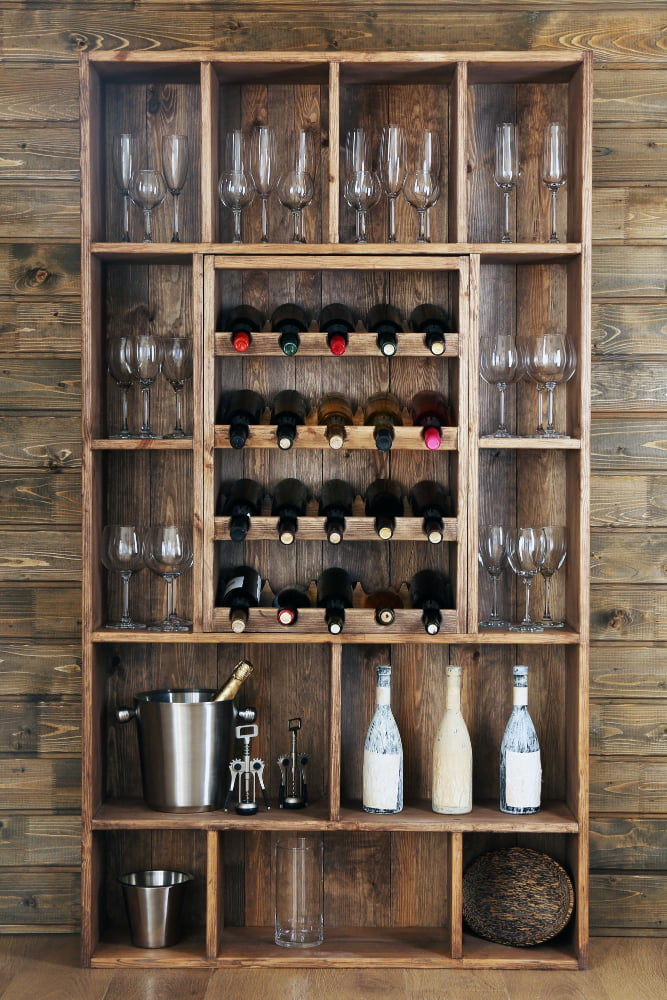 Bakers Racks With Wine Storage