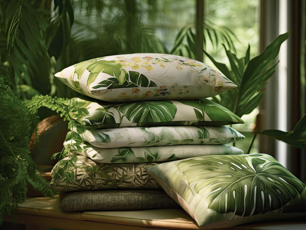 Leaf Patterns pillow