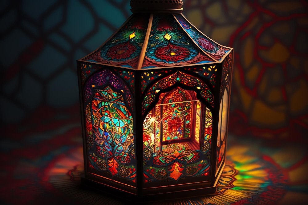 Stained Glass lantern