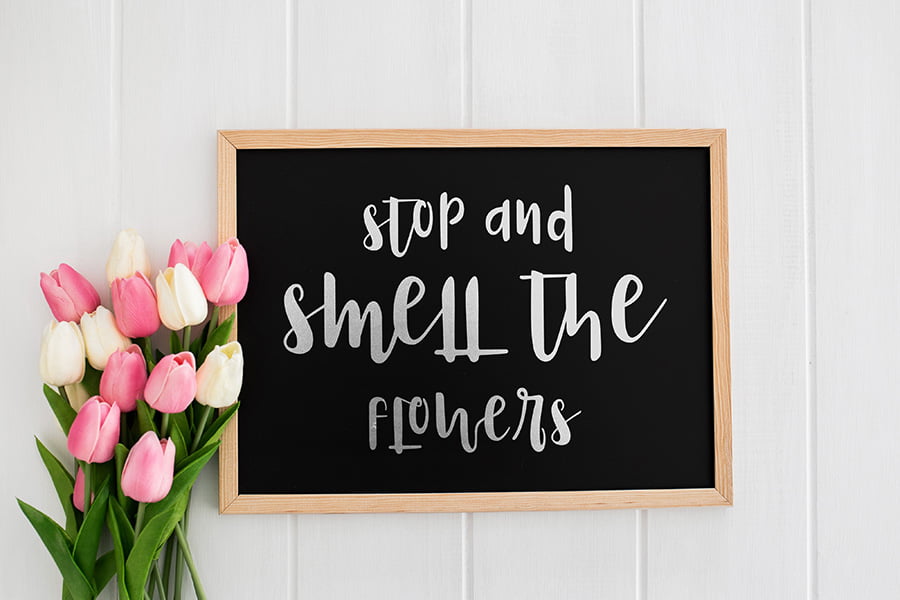 chalkboard spring quotes