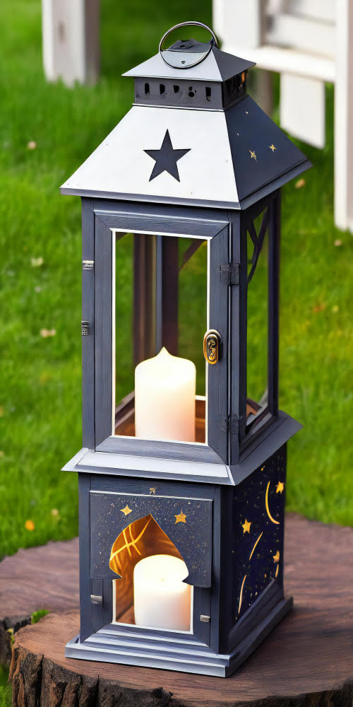 engraved lantern