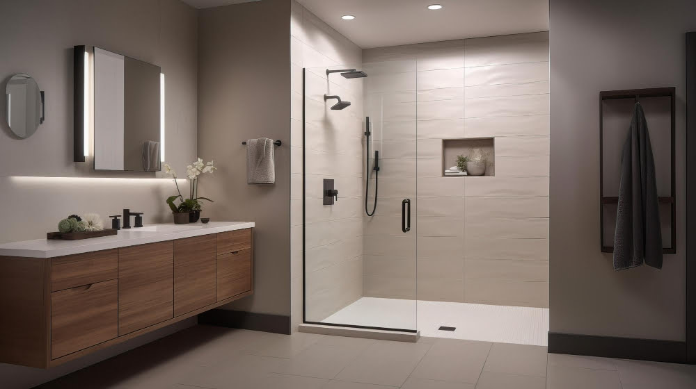 luxury Shower bathroom
