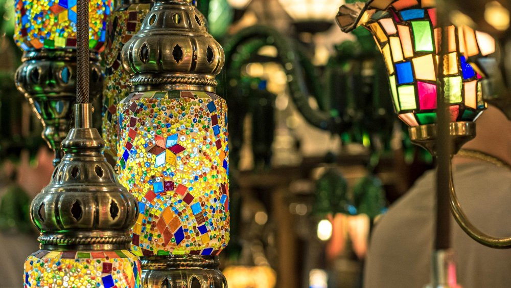 mosaic lanterns
