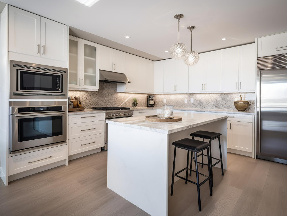 pendant light on kitchen island