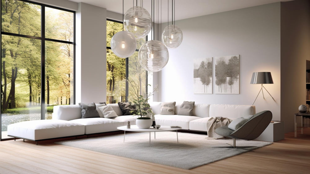 pendant lights living room