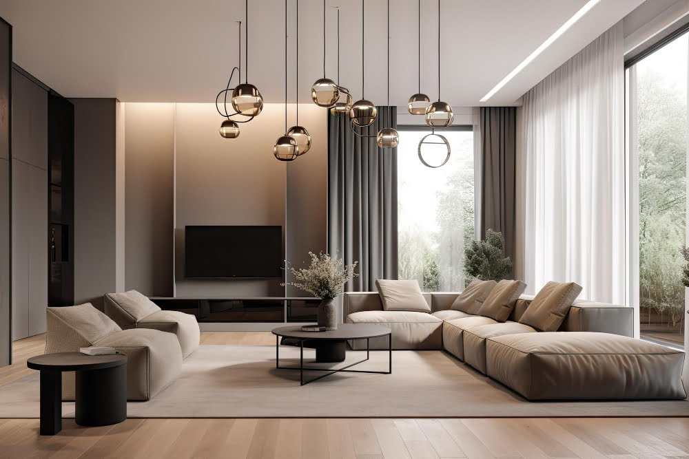 pendant lights living room