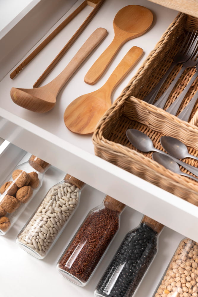 pull out cabinet spice racks
