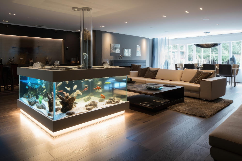 table aquarium