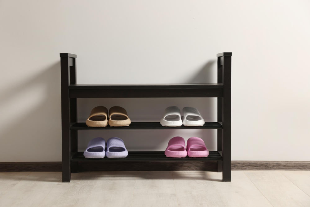 table shoe rack