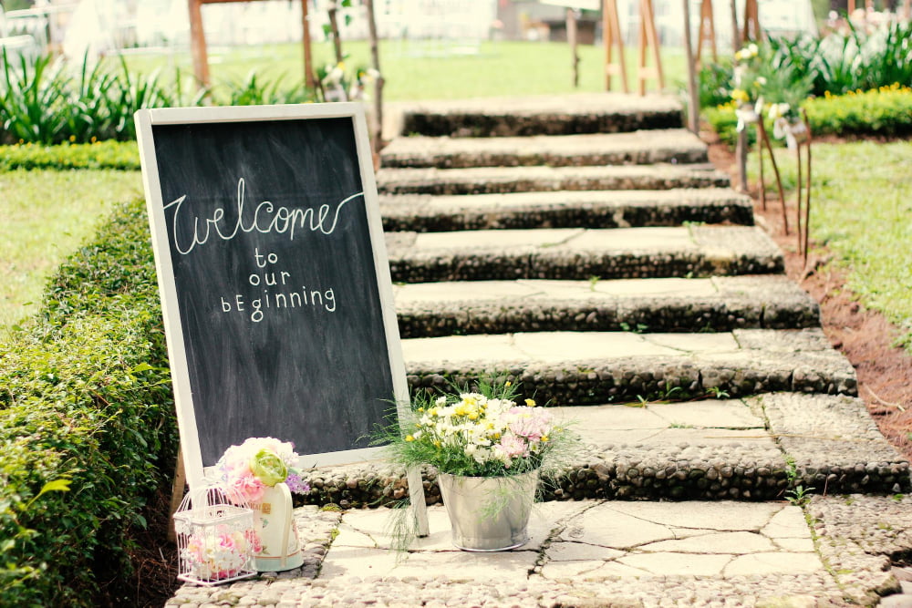 Chalkboard Wedding Decor 