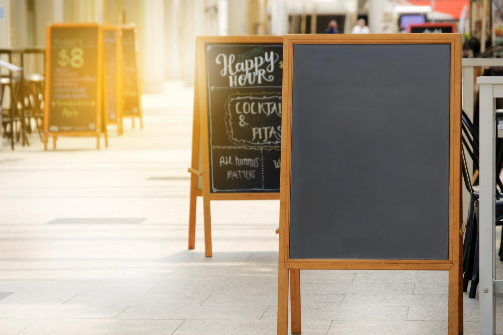 Chalkboard bar combo