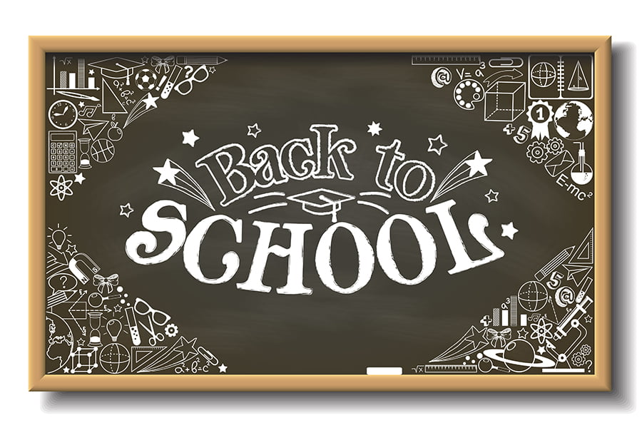 chalkboard Back-to-school Countdown
