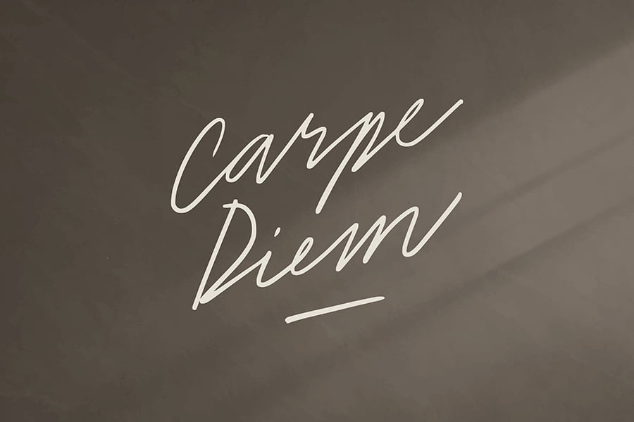 chalkboard Carpe Diem