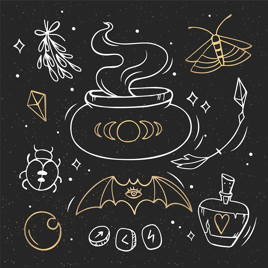 chalkboard Cauldron