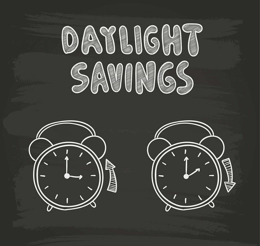 chalkboard Daylight Saving