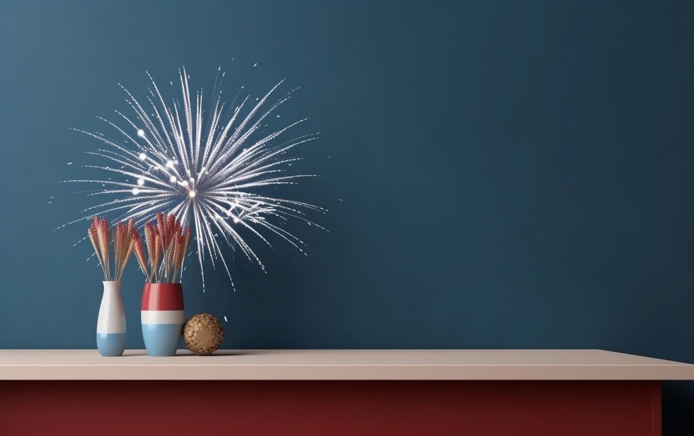 chalkboard Fireworks Display