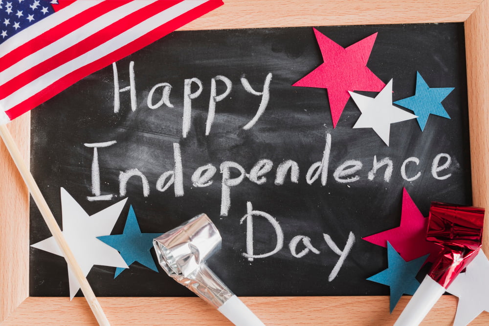chalkboard Independence Day Countdown
