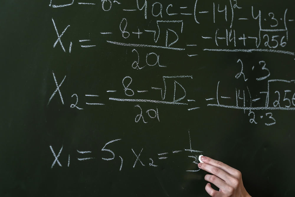 chalkboard Math Equation