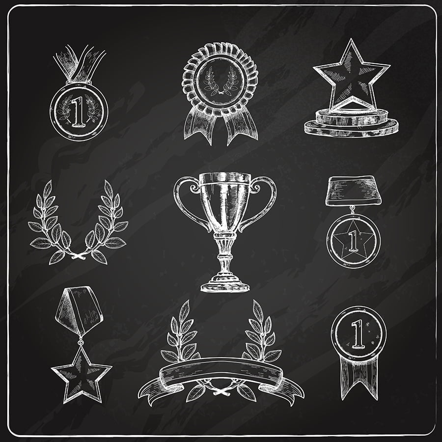 chalkboard Medal