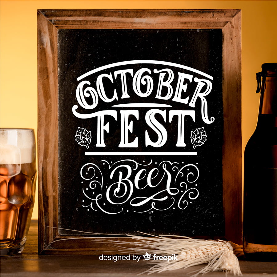 chalkboard Octoberfest