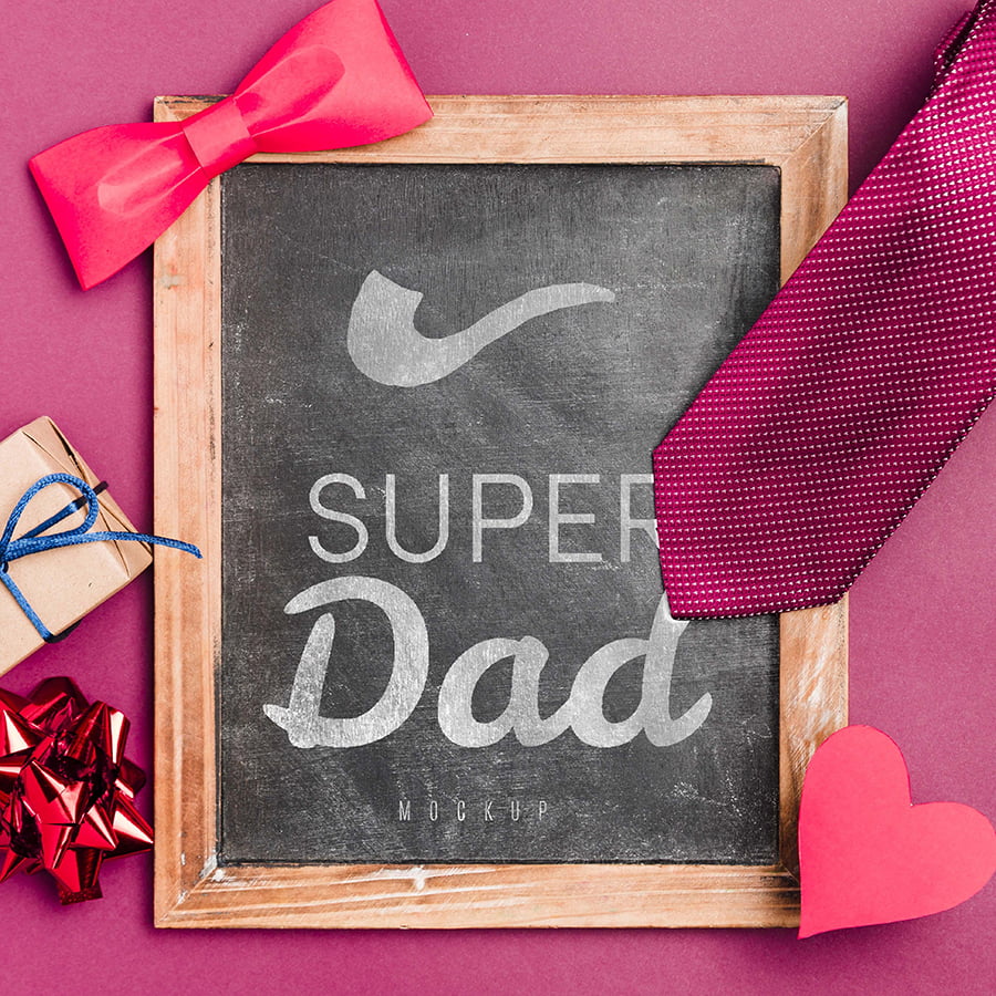 chalkboard SuperDad